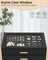 ewelry Box with Clear Lid Functional Leather Jewelry Storage Organizer Case 2 Drawers for Women Girls Necklace Ring Bracelet Earring